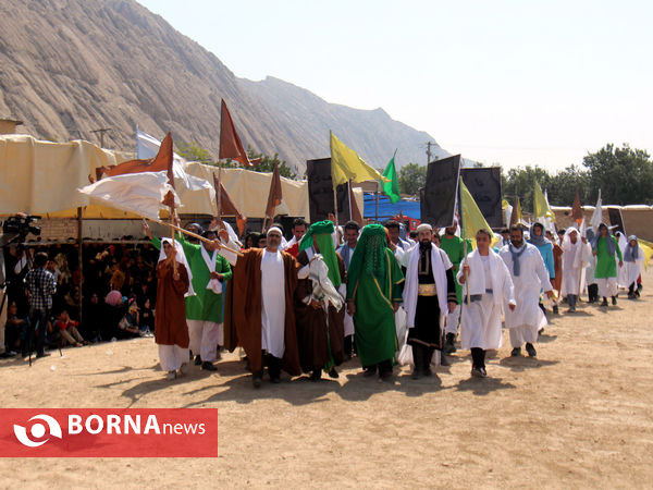 بازسازی واقعه غدیر در شهر زرقان فارس