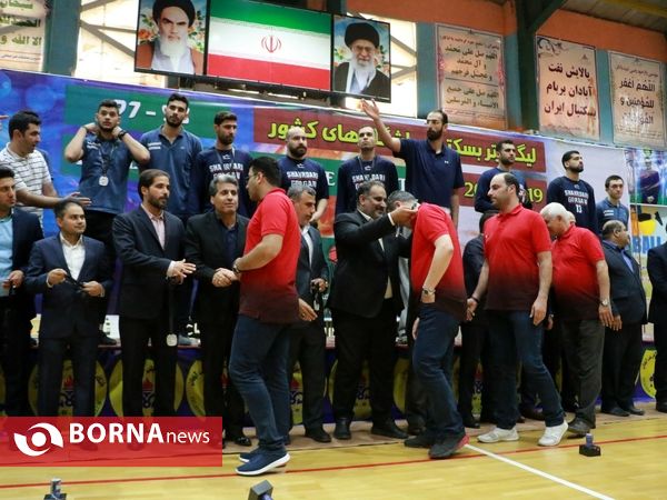 دیدار چهارم فینال تیم های بسکتبال پالایش نفت آبادان - شهرداری گرگان