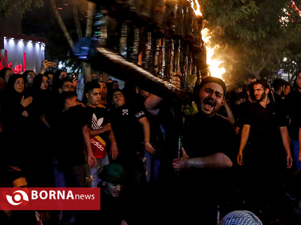 مشعل‌گردانی اعراب مقیم شهر‌ری
