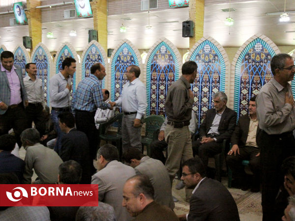 مراسم ترحیم و ختم محیط بان شهید منوچهر شجاعیان در شیراز