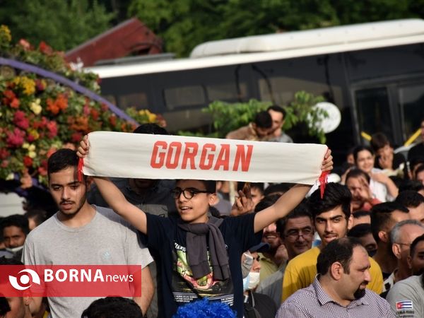 جشن قهرمانی تیم بسکتبال شهرداری گرگان