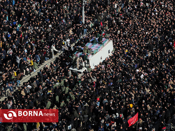 تشییع پیکر سردار شهید حاج قاسم سلیمانی در تهران