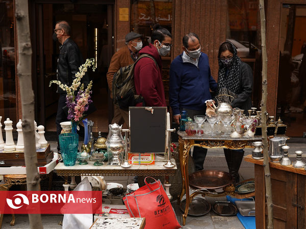 میدان تجریش تهران در آستانه سال نو