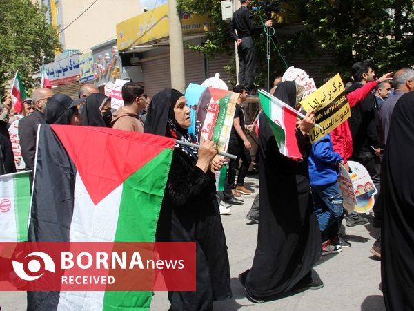 گزارش تصویری خروش مردم لرستان در روز قدس