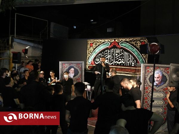 عزاداری شب هفتم محرم _ شهرستان لاهیجان
