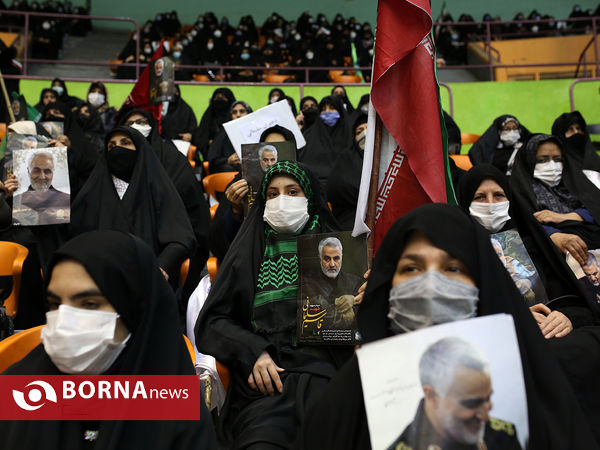 اجتماع دختران حاج قاسم - ورزشگاه ۱۲هزار نفری آزادی