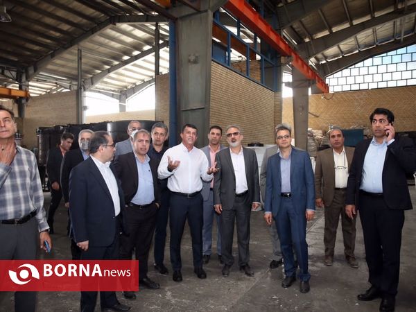 بازدید مدیرعامل بانک صنعت و معدن از طرح های تولیدی فارس