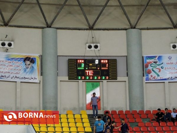 دیدار دوستانه فوتسال ایران و روسیه از نگاه دوربین
