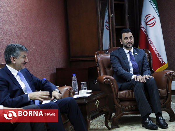 دیدار دکتر سلطانی فر با عبطان وزیر ورزش و جوانان عراق