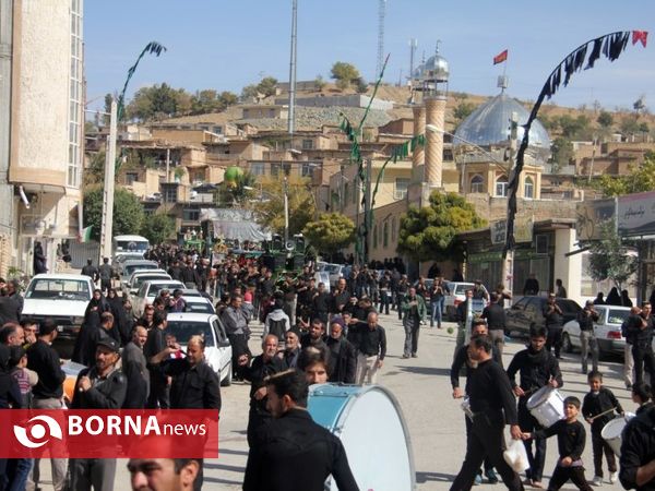 مراسم عزاداری عاشورا در شهر بن از توابع چهارمحال و بختیاری