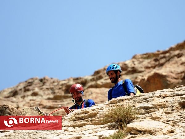 صخره نوردی در منطقه تنگه وردیج- غرب تهران