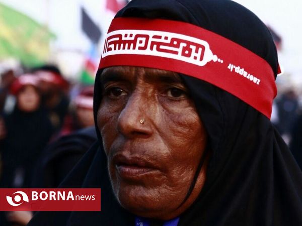 نمای نزدیک اربعینیون شلمچه