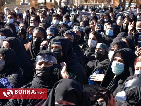 مراسم استقبال از پیکر معلم و خبرنگار فرهیخته کهگیلویه و بویراحمدی در یاسوج