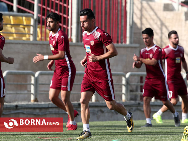 تمرین تیم فوتبال پرسپولیس تهران