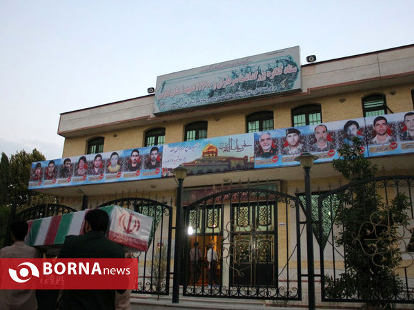 استقبال از شهدای گمنام در فرودگاه شیراز