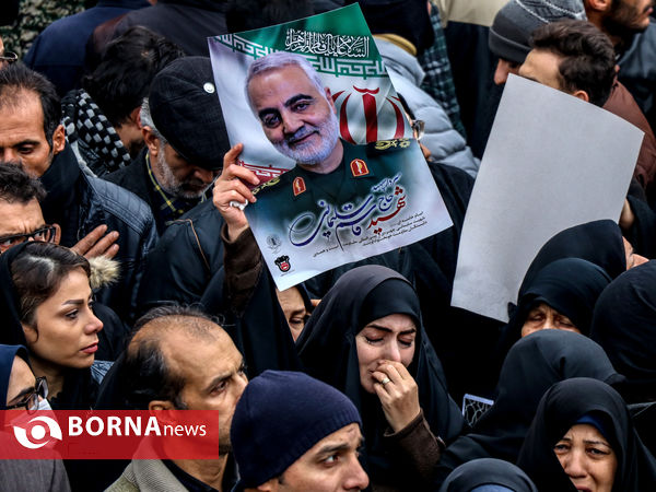 تجمع مردمی و سوگواری سردار سپهبد شهید قاسم سلیمانی در میدان نقش جهان اصفهان