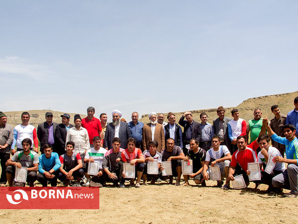 برگزاری مسابقات کشتی آلیش در روستای مرزی کلاته ابریشم بخش جرگلان