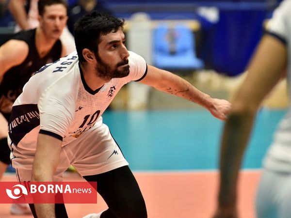 جدال والیبالی تیم های شهرداری ارومیه و شهرداری ورامین