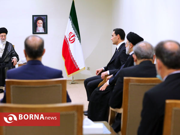 دیدار رییس‌جمهوری ترکمنستان با رهبر انقلاب