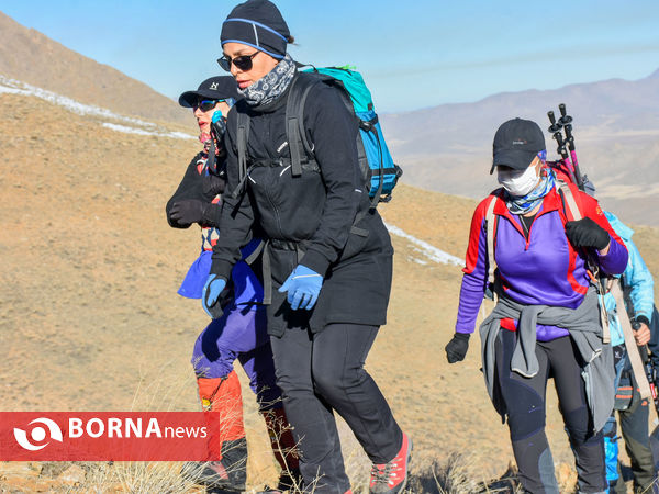 صعود زمستانی کوهنوردان استان مرکزی