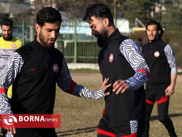 تمرینات نیم فوتبال سپیدرود رشت در تهران