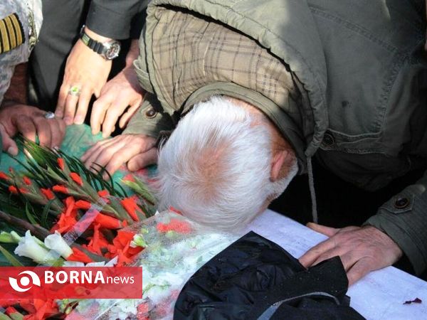 تشییع  پیکر شهید امیر باسره -بندرانزلی