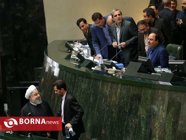 حضور رییس جمهوری در صحن علنی مجلس