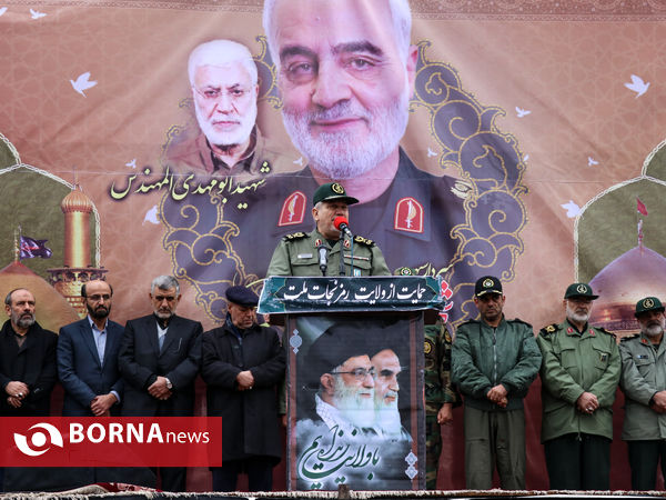 تجمع مردمی و سوگواری سردار سپهبد شهید قاسم سلیمانی در میدان نقش جهان اصفهان
