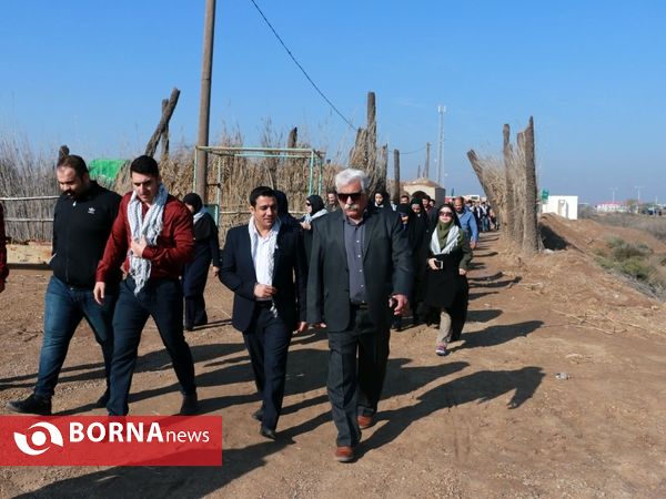 سفر قهرمانان آسیایی و پارا آسیایی راهیان نور به اروند