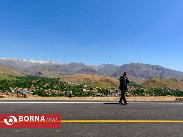 افتتاح جاده جدید هشتگرد-طالقان