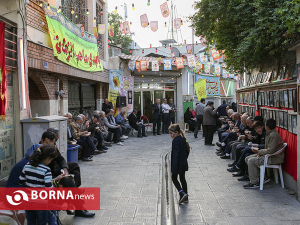 جشن نیمه شعبان در محله جماران