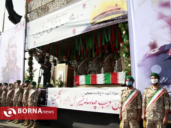 مراسم تشییع پیکر سردار حق