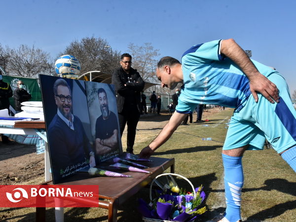 دیدار دوستانه تیم های پیشکسوتان آلومینیوم اراک و یاران رسانه