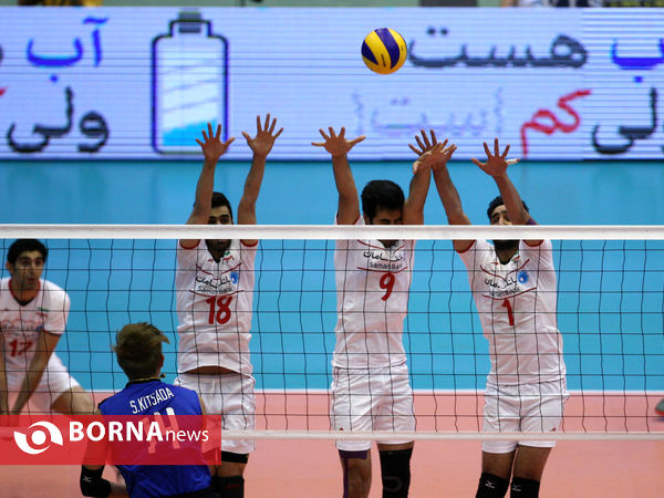 دیدار والیبال ایران - تایلند قهرمانی آسیا