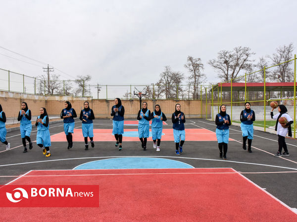 تمرینات تیم بسکتبال اکسیژن اراک