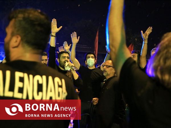 عزاداری شب هشتم محرم در ساری