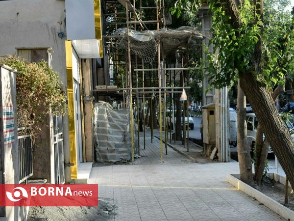 وضعیت پیاده رو های شهر کرمانشاه