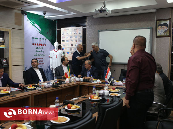 بازدید وزیر ورزش عراق از کمپ تیم های ملی فوتبال