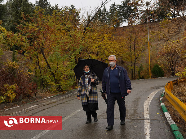 باران پاییزی تهران