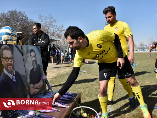 دیدار دوستانه تیم های پیشکسوتان آلومینیوم اراک و یاران رسانه