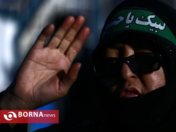 نمای نزدیک اربعینیون شلمچه