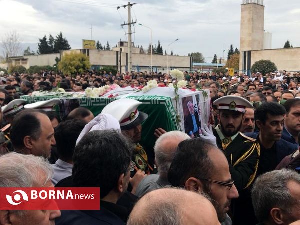 بدرقه پیکر رییس سازمان تامین اجتمایی