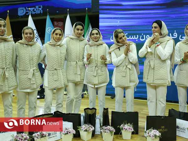 مراسم رونمایی از پیراهن تیم ملی بسکتبال بانوان