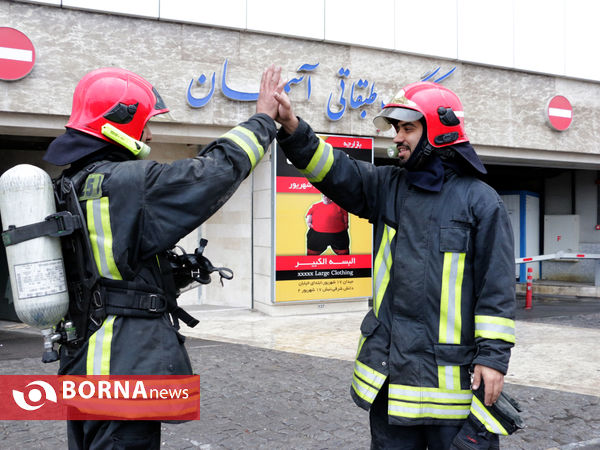 مانور لحظه صفر در برج آسمان مشهد- خراسان رضوی