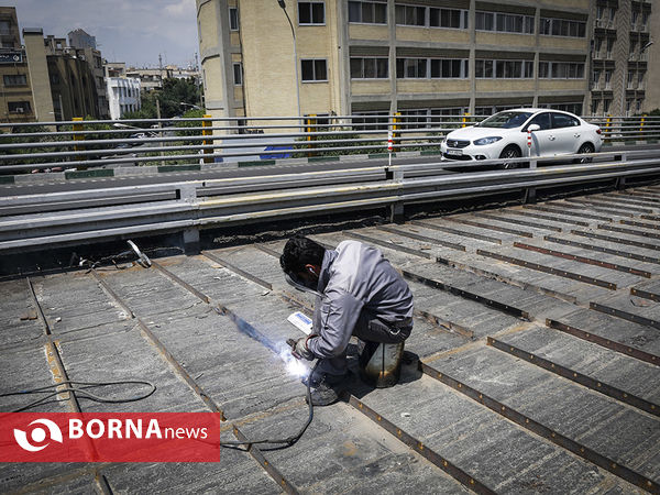 عملیات بازسازی پل کریمخان