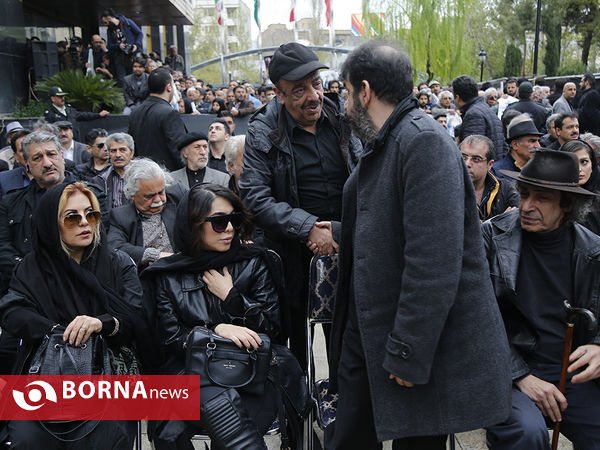 تشییع پیکر مرحوم جمشید مشایخی