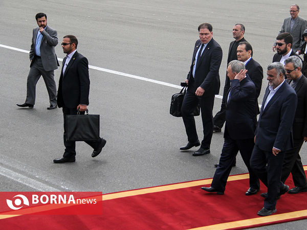 ورود رئیس جمهور قزاقستان به ایران