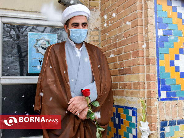 گلباران حجره طلبگی امام خمینی(ره) در اراک