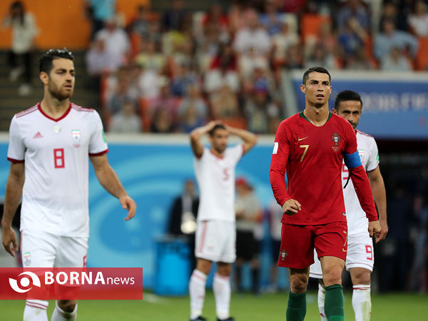 دیدار تیم‌های ملی فوتبال ایران و پرتغال