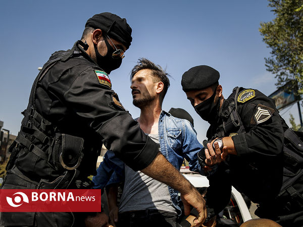 دستگیری اراذل و اوباش منطقه تهرانپارس